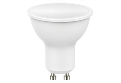 VK Leading Lights Λάμπα LED Σποτ GU10 6W Ψυχρό Λευκό Φως Γαλακτερό Σετ 3 Τεμαχίων