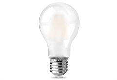 Fos Me Λαμπτήρας LED E27 9W Dimmable Filament Γαλακτερός Ματ