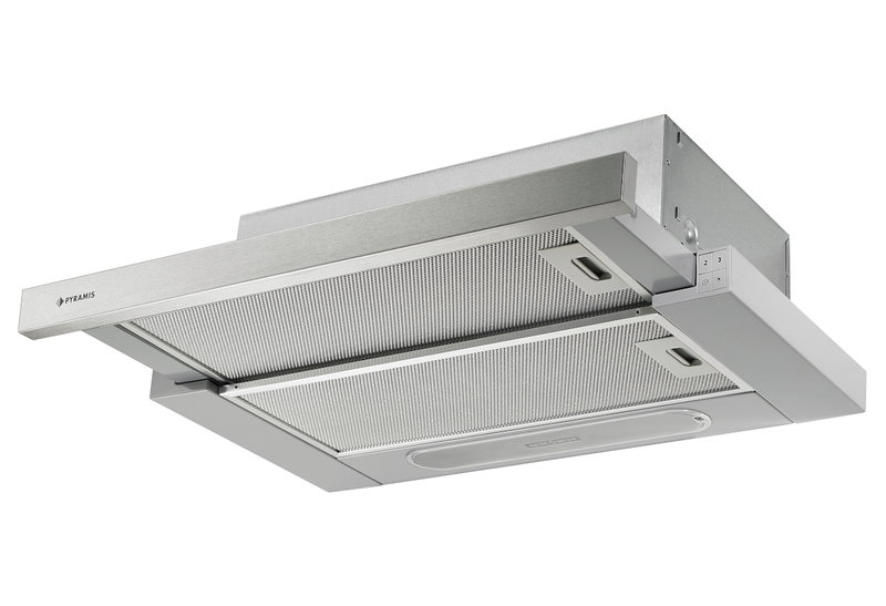 Pyramis Turbo Slim Απορροφητήρας Συρόμενος 60cm Inox
