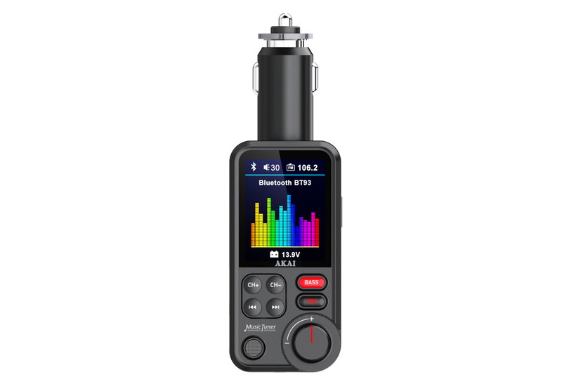 Akai Φορτιστής Αυτοκινήτου FMT-93BT με HF/USB/AUX/microSD