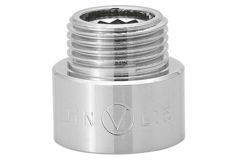 Viospiral (66-01065/S) Προέκταση Din Βαρέως Τύπου L15 Χρωμέ