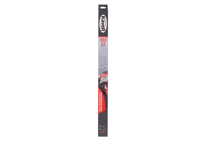 Kaver Υαλοκαθαριστήρας Hybrid Flat 23'' 580mm