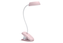 Philips Donutclip DSK201 PT Φωτιστικό Γραφείου LED Step Dim με USB 29x38cm Ροζ