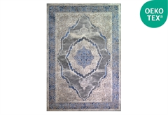 Χαλί Bioafrol Brilliant 190x67cm (70022 CREAM/BLUE)