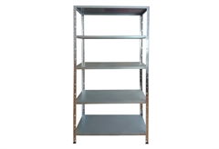 Smart Storage Ραφιέρα Γαλβανιζέ με 5 Ράφια M100xΠ40xΥ195cm