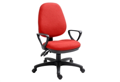 Homefit Apollon Καρέκλα Γραφείου Κόκκινη