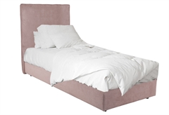 Liberta Scandic Κρεβάτι Μονό Μεταλλικό/Ξύλινο Dusty Pink 208x90x120cm