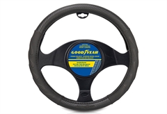 Κάλυμμα Τιμονιού Goodyear Φ38cm Μαύρο/Ανθρακί