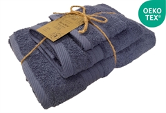 Σετ Πετσέτες Μπάνιου Ionion Tender 3τμχ Indigo