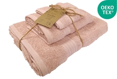 Σετ Πετσέτες Μπάνιου Ionion Tender 3τμχ Saumon