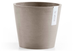 Γλάστρα Ecopots Amsterdam Φ20x17.5cm Taupe