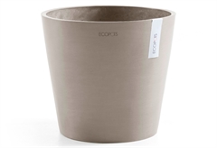 Γλάστρα Ecopots Amsterdam Φ40x35cm Taupe