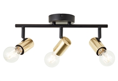 Brilliant Kerry HK20208S72 Σποτ Τριπλό E27 3x40W Χρυσό