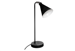 Atmosphera Linn Φωτιστικό Γραφείου Ε27 25W 22.5x13x45.5cm Μαύρο (178920A)