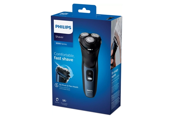 Philips S3134/51 Ξυριστική Μηχανή Προσώπου Επαναφορτιζόμενη | Praktiker