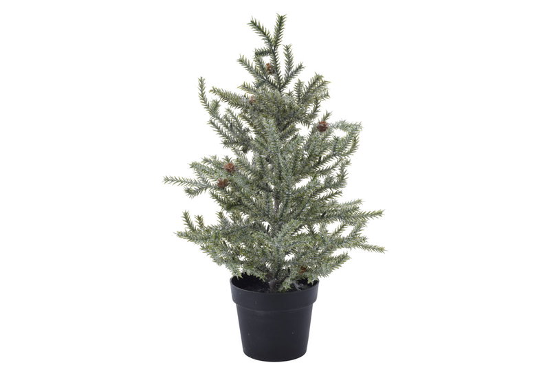 Δεντράκι  σε Γλάστρα Χιονισμένο 33cm