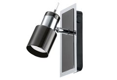 Eglo Davida Σποτ Μονό GU10 4.6W Ανθρακί/Ασημί