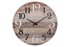 Atmosphera Ρολόι Τοίχου MDF Φ.38cm σε 4 Σχέδια