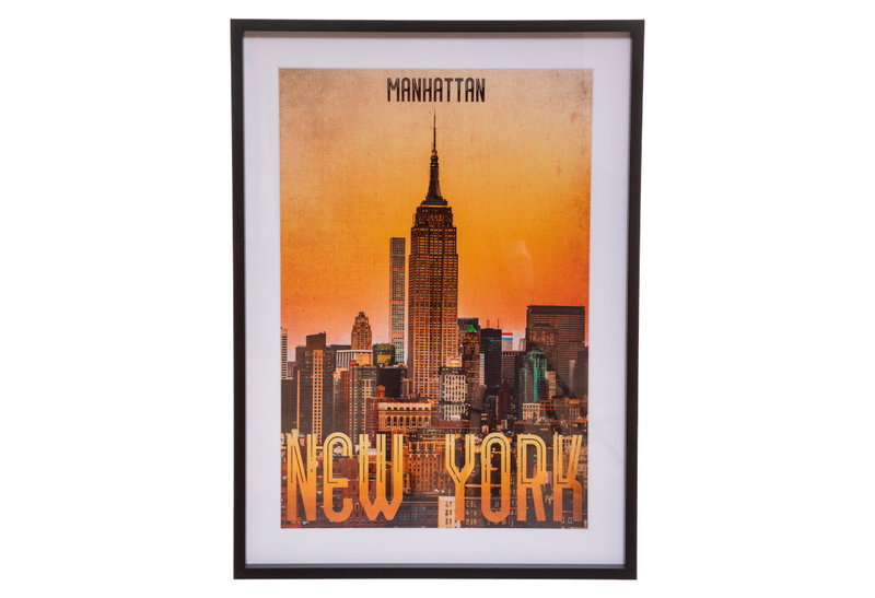 Atmosphera City Καμβάς με Πλαίσιο 52x72cm 2 Σχέδια