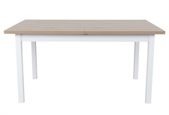 Τραπέζι Τραπεζαρίας Village Λευκό/Φυσικό 150/190x90x75cm