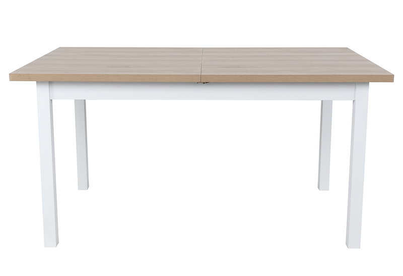 Τραπέζι Village Επεικτεινόμενο Μ150/190xΠ90xΥ75cm Λευκό/Φυσικό