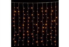Χριστουγεννιάτικη Κουρτίνα LED 200 Λαμπάκια Θερμό Φως Flash 200x100cm
