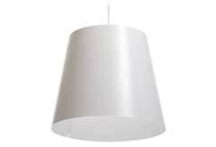 Gallis Freedom Μονόφωτο Πλαστικό Ε27 60W 35x30cm Λευκό