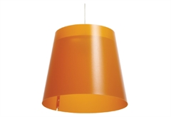 Gallis Freedom Μονόφωτο Πλαστικό Ε27 35x30cm Πορτοκαλί