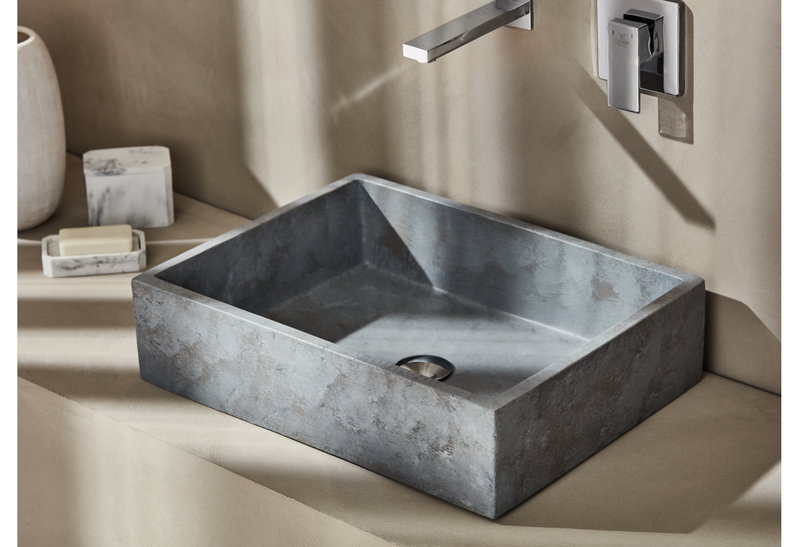 Tema Νιπτήρας Rock Γκρι 52x38x14