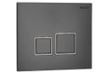 Siamp Πλάκα Χειρισμού για Καζανάκι Square Black
