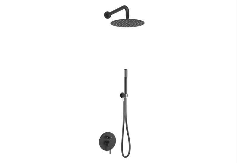 Demm 16020N Σετ Ντους Εντοιχιζόμενο Black Matt