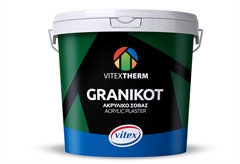 Vitex Granicot Acrylic Flat Ακριλικός Σοβάς 1mm 25kg Λευκός