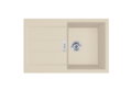Franke Sirius 611-78 Νεροχύτης 78x50cm Oatmeal