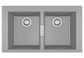 Νεροχύτης Franke Sirius 2 S2D 620 Urban Grey 86x50cm