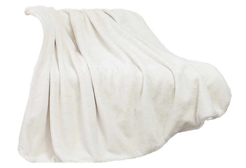 Ριχτάρι Fluffy Rabbit 180x150cm Λευκό