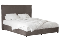 Liberta Scandic  Κρεβάτι Διπλό Latte με Αποθηκευτικό Χώρο 207x170x120cm Διαστάσεις Στρώματος 200x160cm