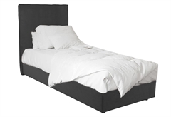 Liberta Scandic Κρεβάτι Μονό Γκρι 207x100x120cm Διαστάσεις Στρώματος 200x90cm
