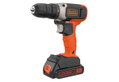 Black&Decker BCD001C2-QW Δραπανοκατσάβιδο Μπαταρίας 18V 2x1,5Ah