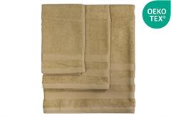 Πετσέτα Προσώπου Easy Home Sensia 90x50cm Μπεζ