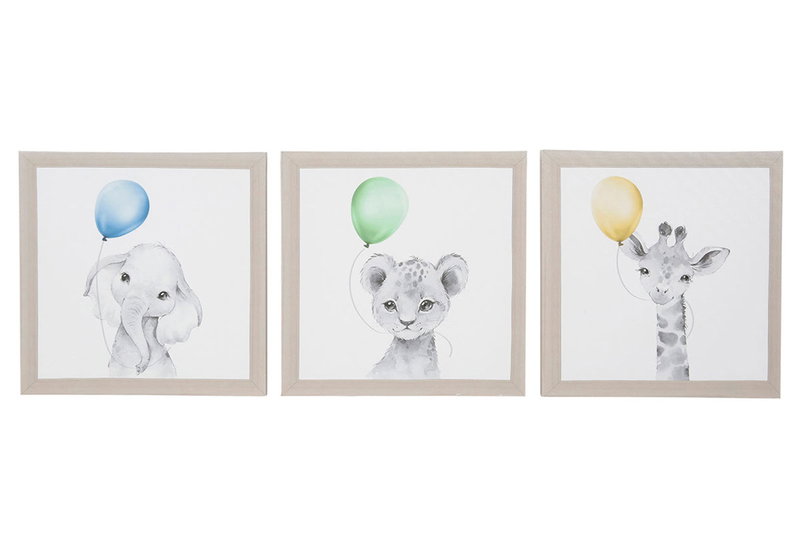 Ostaria Balloons Κάδρο 28x28cm σε 3 Σχέδια