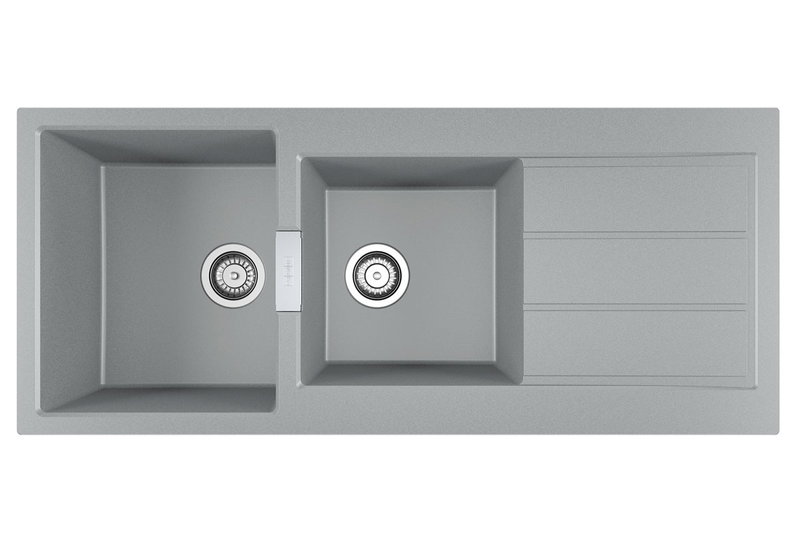 Νεροχύτης Franke Sirius 2 S2D 621 Urban Grey 116x50cm