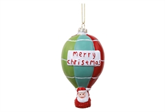 Lianos Χριστουγεννιάτικο Στολίδι Αερόστατο Πλαστικό 12x6x6cm