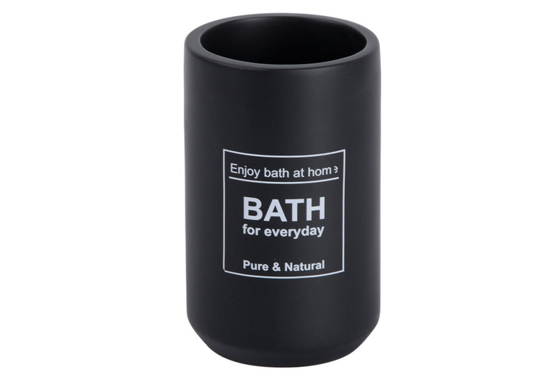 Marva Home Bath Ποτηροθήκη Μαύρο