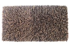 Χαλάκι Μπάνιου Rainbow Noodle 80x50cm Καφέ