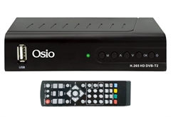 Osio OST-3540D Δέκτης Επίγειας Ψηφιακής Τηλεόρασης Full HD DVBT2 MPEG-4 με χειριστήριο