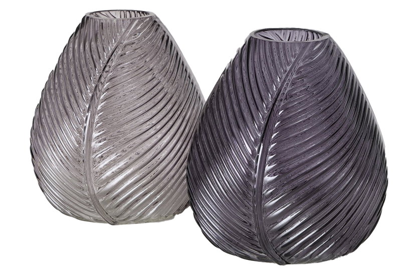 Boltze Βάζο Lewin Γυάλινo 22cm σε 2 Αποχρώσεις