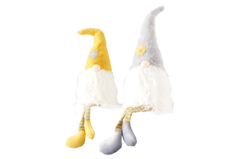 Boltze Miley Διακοσμητική Φιγούρα Νάνος Καθιστός 63cm σε 2 Αποχρώσεις