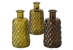 Boltze Βάζο Judith Γυάλινο σε 3 Αποχρώσεις 12x25cm
