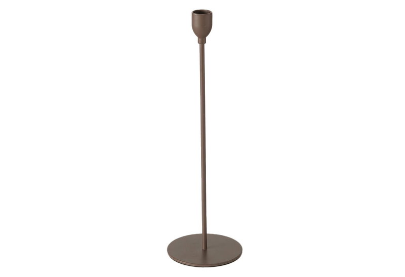Boltze Malte Κηροπήγιο Μεταλλικό 33cm Σκούρο Καφέ