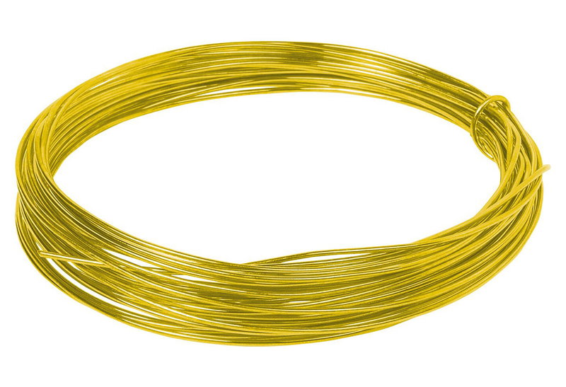Lux Συρματόσχοινο Αλουμινίου 12m Φ.1.6mm Χρυσό